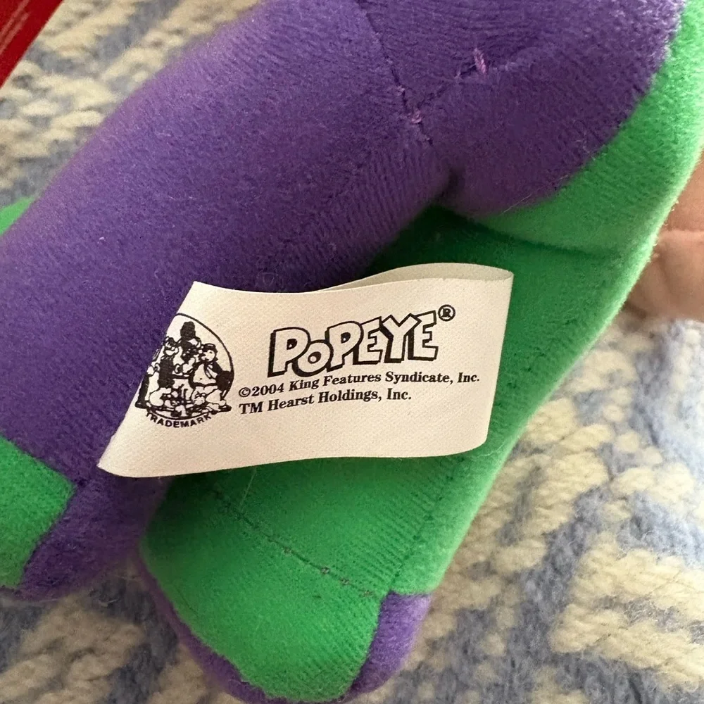Popeye Plush Doll Jester 90s Mardi Gras Vintage